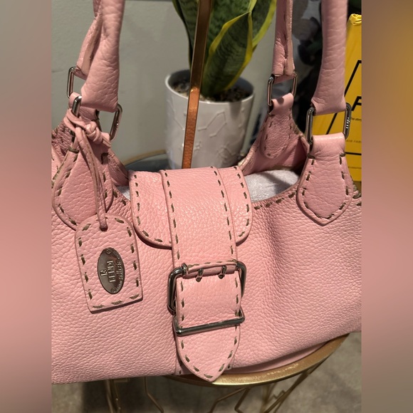 Fendi Salleria Blush Pink Leather Shoulder Bag with dustbag - Picture 12 of 17